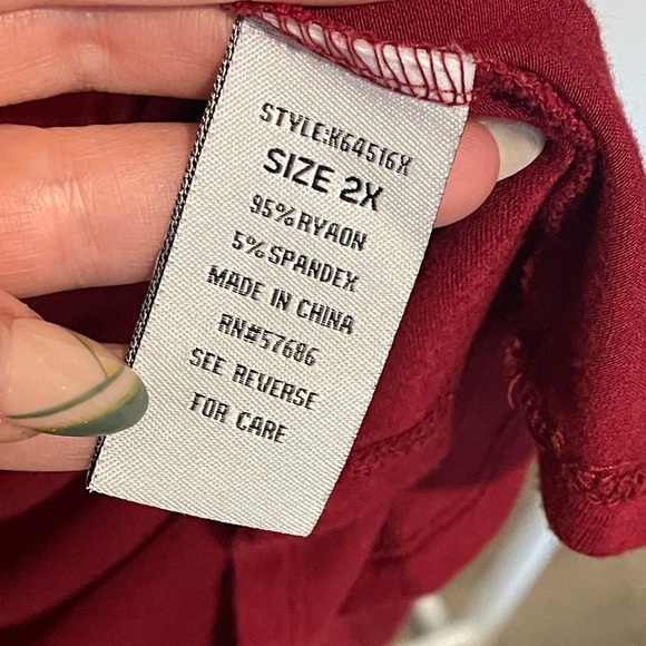 Paper Tee Western Boho Chic Off-the-Shoulder Blouse Size 2x - Picture 3 of 5